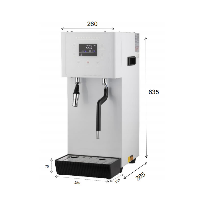 商用定温 蒸汽奶泡机 (触屏款)
