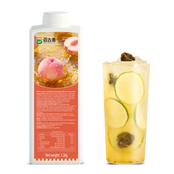 白桃乌龙茶味饮料浓浆 | product image